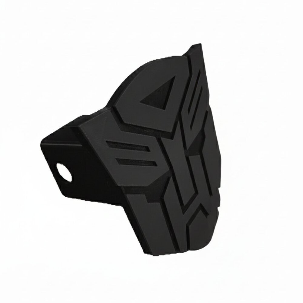 Transformers Dark Autobot Trailer Hitch Receiver Cover Tow Towing Plug Cap 2x2"